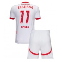 Camiseta RB Leipzig Lois Openda #11 Primera Equipación Replica 2024-25 para niños mangas cortas (+ Pantalones cortos)